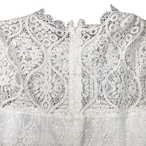 Lulu’s Remarkable White Lace Dress - Small - Picture 11 of 16